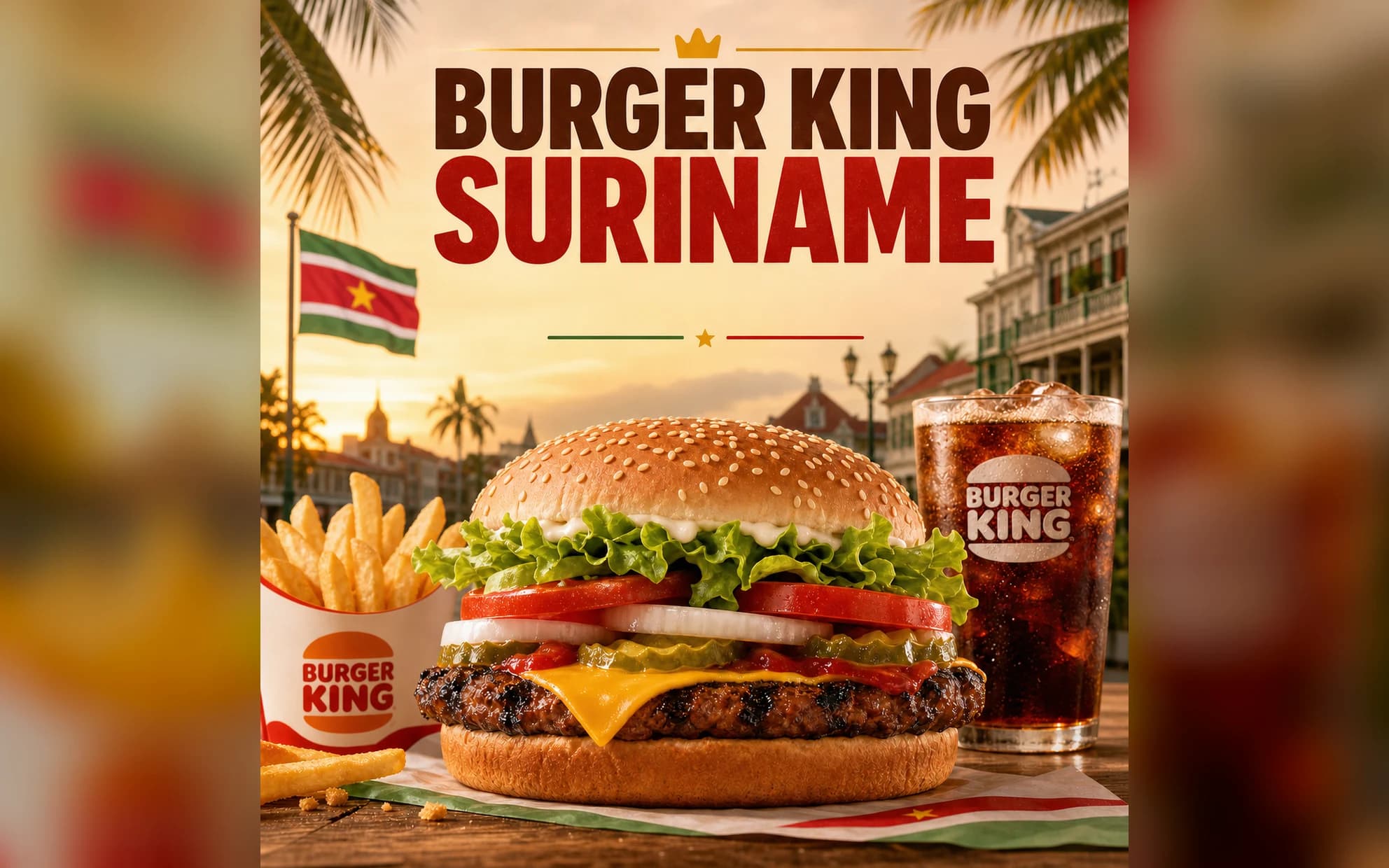 Burger King Suriname op Alpha